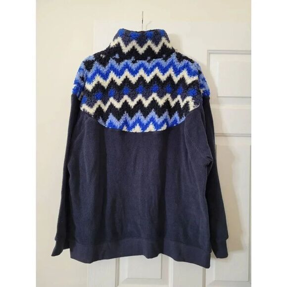 Aerie Hometown Holiday Quarter Zip Sweatshirt L NWT - Picture 6 of 9